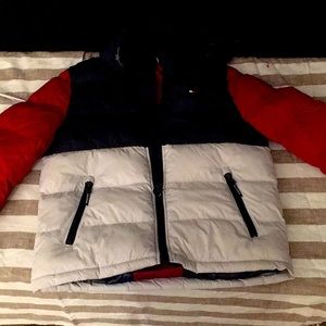 TOMMY HILFIGER (Medium) Red/White/Navy Winter Jacket